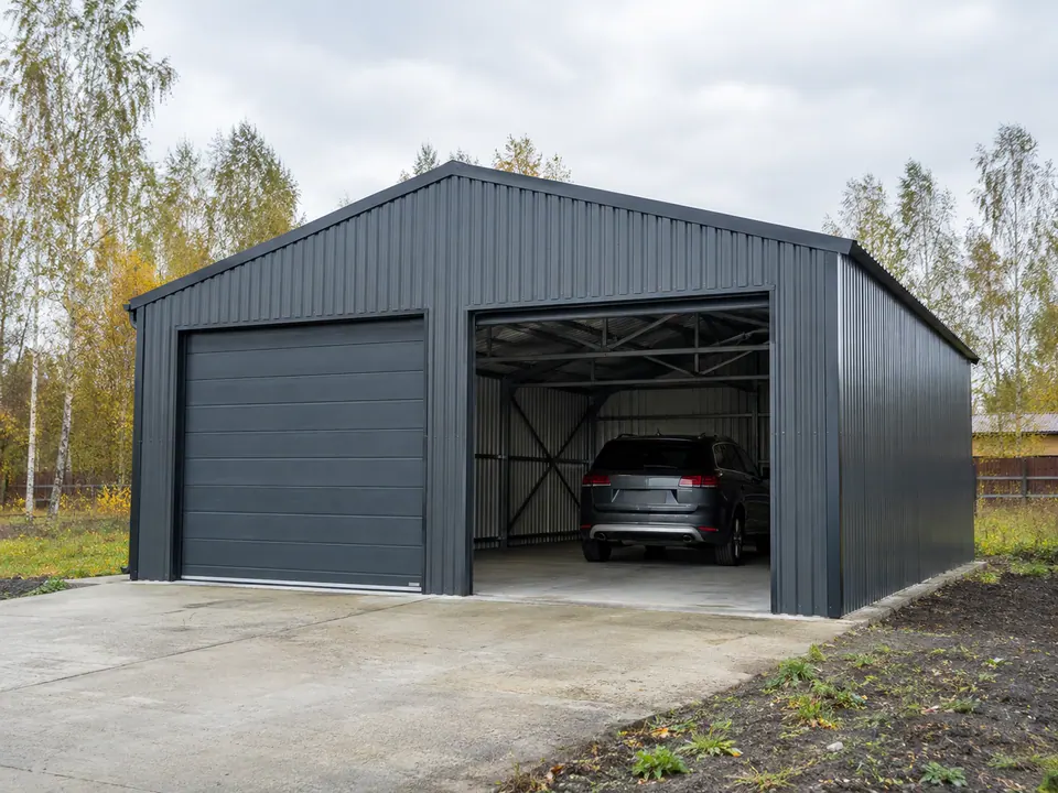 Стандартный каркас шириной 6 м, визуализация 6 × 6 м · H 3 м
